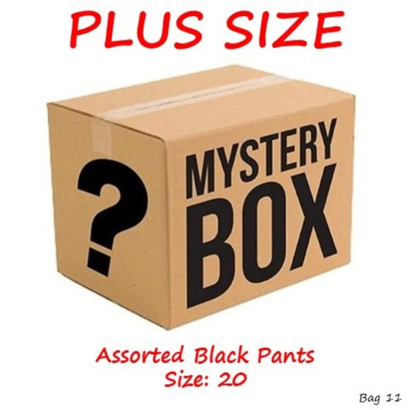 Plus Size Black Pants - Reseller / Total-Mystery Box - Picture 1 of 1